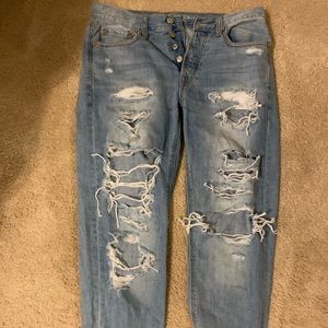 AE Ripped Boyfriend Jeans